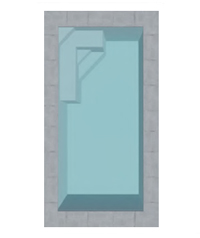 ARCADIA Fibreglass Outdoor Pool