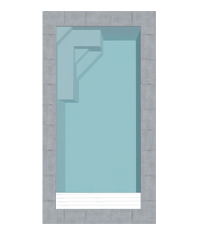 ARCADIA VI Fibreglass Outdoor Pool