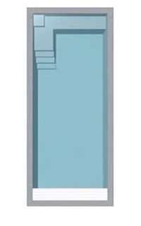 SIBUCO VI Fibreglass Outdoor Pool